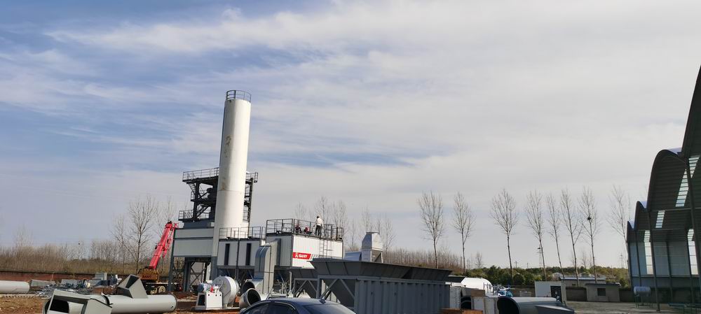 河南永和建設(shè)集團(tuán)潢川瀝青混凝土拌合站新站 建設(shè)播報(bào)