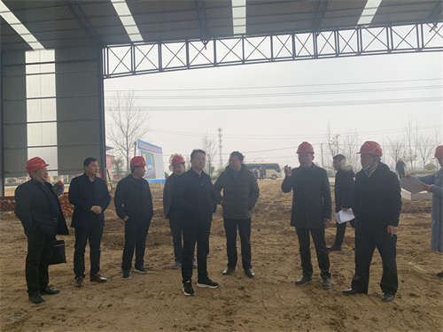 萬人助萬企，節(jié)后送關(guān)懷——上級部門領(lǐng)導(dǎo)視察永和集團城陽城拌合站建設(shè)情況！